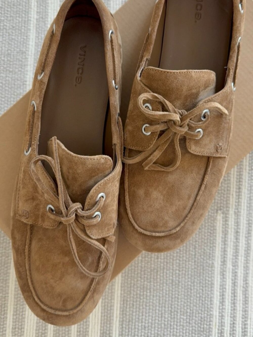 Vince - Marin Suede Boat Shoe - Elmwood